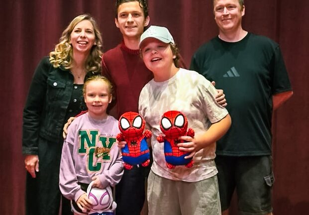 Tom Holland delivers superhero surprise for Momentum families