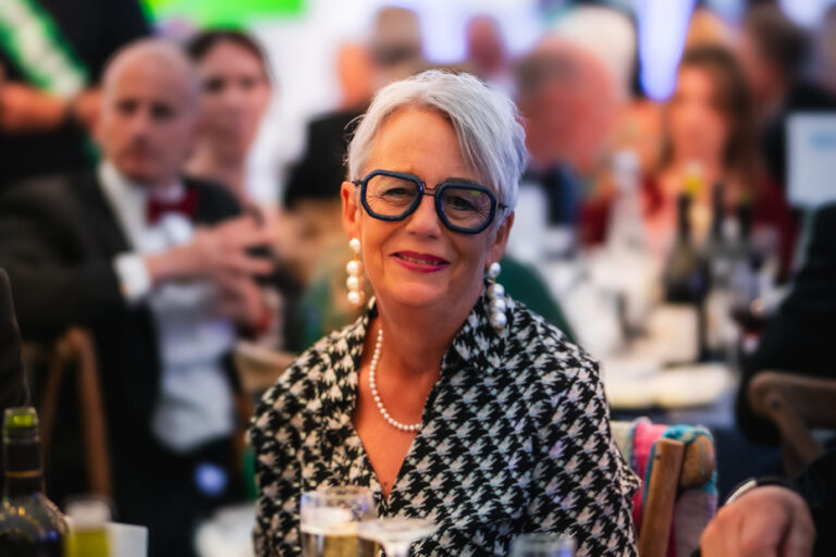 Founder and Honorary President smiling at the 21st Gala dinner